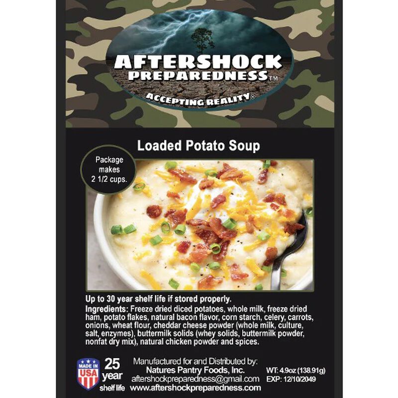 Loaded Potato Soup | 1 Pouch | Aftershock Preparedness, , large image number 0
